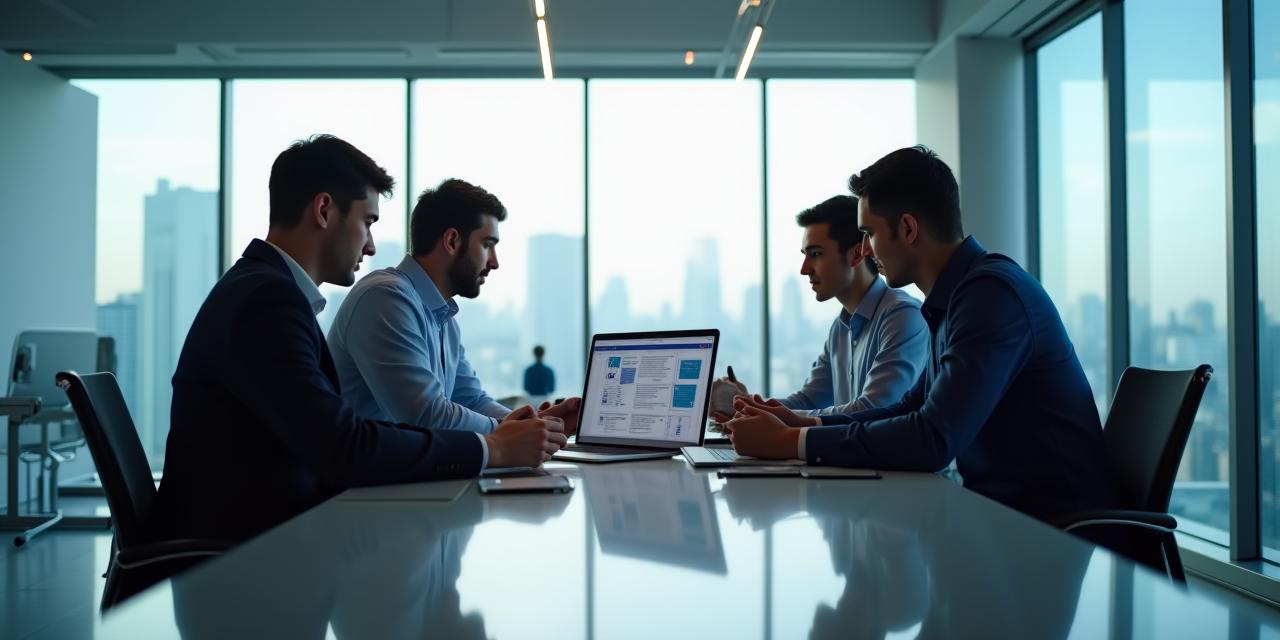 Team collaborating on digital design strategy